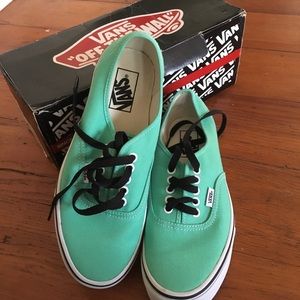 New Authentic Green Vans!!